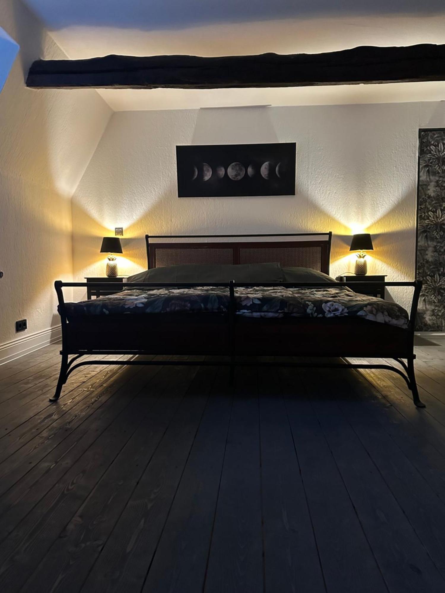 リューベックUrlaub Im Historischen Muellerhaus, Dachgiebelアパートメント エクステリア 写真